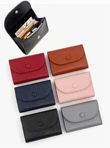 Minimalist Coin Purse, Portable Coin Pouch With Soft Leather Texture, Large Capacity Multi-Functional Wallet Card Holder