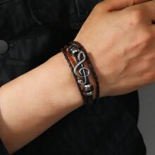 Multi-Layer Fashion Music Note Bracelet, Unisex Couple Design