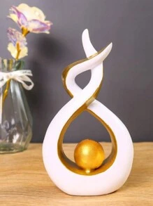 1pc Modern Abstract Art Sculpture Decor, Suitable As Desktop Ornament, Decoration For Dining Room, Living Room, Office, Home, Bedroom, Dorm, Best Gift For Christmas And Valentine's Day (Size Runs Small, Please Consider Carefully Before Purchasing) - Multicolor - View 13