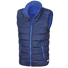 Result Childrens/Kids Padded Body Warmer (Navy/Royal Blue) - 100% Polyester - Navy Blue - View 2