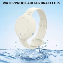 Bracelets Compatible With AirTag, Silicone Hidden Wristband Compatible With Apple Airtag, Lightweight Watch Band , GPS Tracker Case Finders Cover