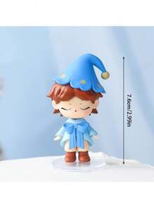 1 件王子公主蛋糕装饰顶饰，王子公主娃娃，蓝色王子，粉色皇冠公主，蓝粉色金银色立体城堡蛋糕装饰，童话主题蛋糕装饰，适用于生日派对蛋糕装饰，洗礼，性别揭示派对蛋糕装饰，派对桌面装饰，可重复使用 - 彩色 - 查看 18