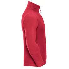 Russell Europe Mens 1/4 Zip Outdoor Fleece Top (Classic Red) - 100% Polyester - Red - View 3