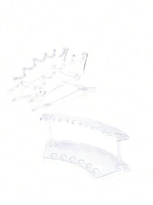 1 pièce/2 pièces/6 pièces Support à stylo en acrylique, organisateur de stylo en plastique transparent, support d'affichage