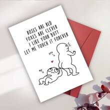 搞笑又粗鲁的爱情卡 - 非常适合生日、周年纪念日、情人节 | 送给男士、女士、女朋友、男朋友、丈夫、妻子的理想礼物