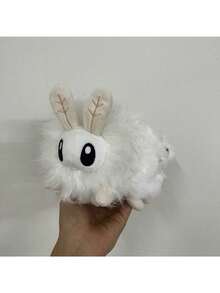 Muñeco de peluche de la polilla poodle, juguete de peluche de diseño lindo y de dibujos animados - Blanco - Ver 3