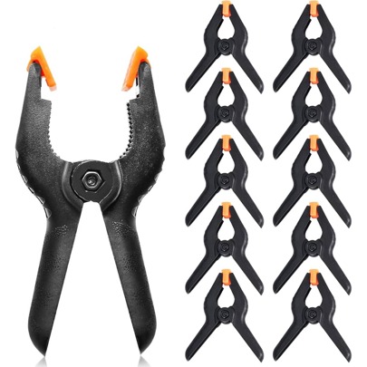 Clip de Resorte de Nailon Resistente de 3,5" Para Carpintería, Fotografía, Decoración del Hogar, DIY Clips de Fondo de Pintura. (Paquete de 10)