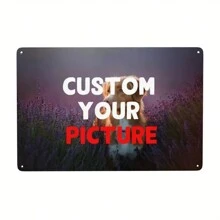 1pc Custom Metal Signs Personalized Sign Make Your Own Aluminum Sign Custom Photo Logo Sign For Bar Cafe Shop Business Workplace Office Home Wall Decor 12x8 Inch,Multi-Functional, Ornamental,Reusable,Exquisite,Stylish,High-Quality,Colorful,Modern,Custom,Personalized,Unique,Home Refresh,Customized Wall Stickers - Multicolor - View 10