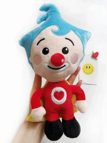 Peluche Payaso Plim Plim, Juguete, 25 cm - Azul - Ver 4