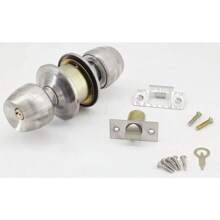 Cerradura Chapa Perilla Acero Inoxidable Puerta Recámara 31 - Cerradura de dormitorio (con llave) - Ver 5