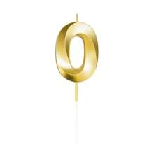 Gold Numeral Birthday Candles, Cake Numeral Candles Number 0-9 Glitter Cake Topper Decoration For Birthday,Wedding Anniversary,Party Celebration,Birthday Decorations,Happy Birthday,Cake Candles,Room Deocr