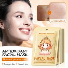 SADOER 1 peça/ 15 peças/ 30 peças/ 50 peças Máscara Facial de 25g com Colágeno, Rejuvenescimento, Hidratação e Clareamento