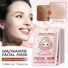 SADOER 1 peça/ 15 peças/ 30 peças/ 50 peças Máscara Facial de 25g com Colágeno, Rejuvenescimento, Hidratação e Clareamento