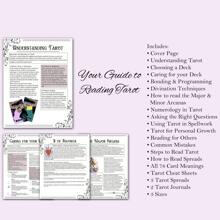 Guide de tarot pour débutants : Ensemble complet avec signification, disposition et tables de récitation - Pages faciles à lire pour une lecture intuitive des cartes