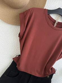 T-Shirt - Rust Brown - View 2