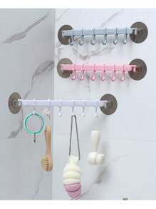 1pc,Kitchenware Stand Wall Mounted, Sticky Kitchenware Hook - No Drilling Required, Kitchenware Stand - Space Saving, Wall Mounted Accessory Hook For Kitchen, Bathroom, Bedroom