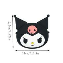 Sanrio Sanrio Hello Kitty & Kuromi Anime My Melody Sweetheart Shoulder Bag,Waterproof Shoulder Handbag,Cute Cable Organizer Bag, Small Objects Storage Bag, - Handbag With Coin Bag And Backpack Function - Made - Back To School Bag & School Supplies,Suitable For Casual Outings Stationery Supplies Gifts For Christmas Merry Christmas Christmas Trees Christmas Lights & Halloween