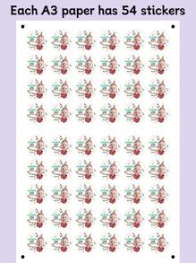 54-540 piezas Pegatinas de agradecimiento personalizadas, Etiquetas redondas personalizadas, Pegatinas de cumpleaños personalizadas, Pegatinas de caja de regalo personalizables, Pegatinas para niños, Niño - Versión de texto de foto - Ver 3