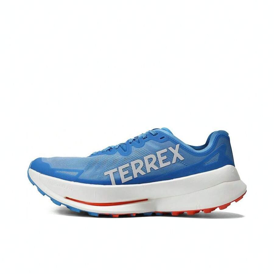 Adidas Zapatos de exterior de hombre TERREX AGRAVIC SPEED ULTRA de 2024, de corte bajo IH0979 - Azul - Ver 1