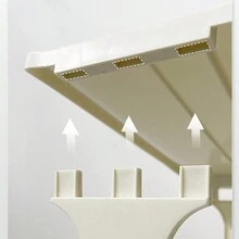 Multi Layer Shoe Rack Sorting Rack, Multi-Layer Space Saving Storage Rack, Household Small Entrance Shoe Rack - White - View 9