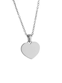 1 Customized Letter Heart-Shaped Pendant Necklace - Stainless Steel, Perfect Choice For Mother's Day, Teacher's Day, And Nurse's Day Gifts, Personalized Heart-Shaped Carved Necklace, Minimalist Style Gift, Customizable Carved Pendant Necklace, Women's Holiday Jewelry Gift - Multicolor - View 4