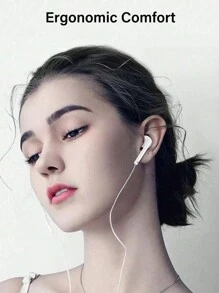 1 paquet/2 paquets d'écouteurs filaires EarPods avec connecteur Lightning, écouteurs intra-auriculaires filaires compatibles avec avec télécommande intégrée pour contrôler la musique, les appels téléphoniques et le volume, écouteurs intra-auriculaires filaires avec connecteur Lightning, appels mains libres