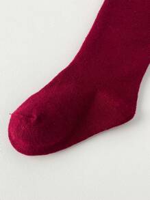 1Pair/Lot Baby Girls Bow Knee High Socks Cute Kids Girl Student Princess Sock Children Solid Color Socks Infant Newborn