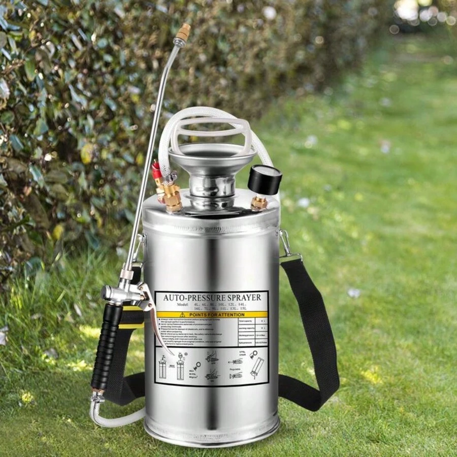 Stainless Steel Sprayer, Set With Wand& Handle& Reinforced Hose, Hand ...