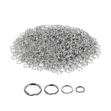 68pcs Jump Rings For Jewelry Making, O-Ring Connectors, Double Loop, Forked Jump Rings, Tiny Key Rings, For Necklaces, Bracelets, Earrings, DIY Crafts, Car & Office Key Accessories