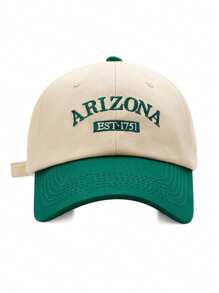 1 Unisex całoroczna modna czapka baseballowa z ochroną przeciwsłoneczną i haftem 3D Arizona1751