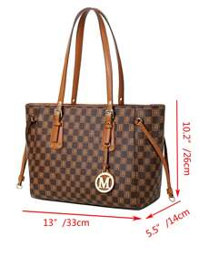 Shopper, Handtasche mit großem Fassungsvermögen, modisch vielseitiger Umhängetasche für Frauen, 2025 neue Patchwork Retro Lässig Damen Tasche