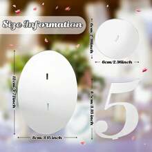 10 件优质银镜亚克力数字座位卡，优雅的婚礼桌名卡，六角形桌号和座位卡，适用于宴会、派对、生日、婚礼、圣诞节、万圣节和其他节日 - 銀色 - 查看 8