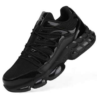 Steel Toe Sneakers For Men Safety Composite Toe Shoes Lightweight Non Slip Work Shoes Indestructible Air Cushion