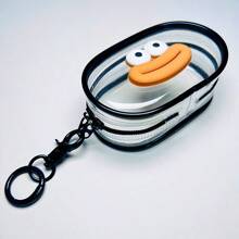 1pc Portable Mini Colorful Transparent Zipper Storage Pouch, Cute Cartoon Pattern Design, Multi-Functional Jewelry Organizer Bag For Earphones, Cables, Lipsticks, Keychains, Rings, Small Accessories, Travel Accessory Travel Essentials Holiday Essentials Bag,Room Decor, Bags,Makeup Bag,Vanity,Travel,Make Up Bag,Travel Essentials,Organizer,Storage,Travel Essential,Makeup Organizer,Makeup Bags,Make Up Organizer,Organiser,Toiletry Bag,Desk Organiser,Cosmetic Bag,Makeup Pouch,Make Up Organize,Vanity Accessories,Make Up Pouch,Make Up Bags