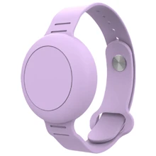 Bracelets Compatible With AirTag, Silicone Hidden Wristband Compatible With Apple Airtag, Lightweight Watch Band , GPS Tracker Case Finders Cover