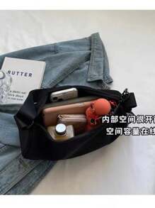 Sport Fashion Crossbody Nylon Bag[6235] - Màu be - Xem 3