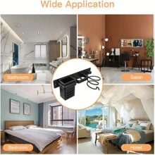 Hair Dryer Holder Rack Multi-Functional Hair Straightener Holder Organizer Storage Holder Wall Mount