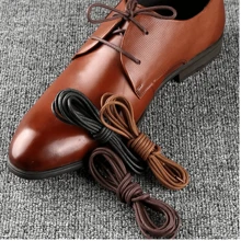 2 双厚圆形打蜡鞋带，男女通用替换鞋带 - 彩色 - 查看 2