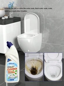 500ml Toilet Cleaner, Bathroom Cleaning Liquid, Removes Stains And Odors, Effectively Cleans Bathroom Hygiene, Keeps Toilet Clean, Household Essential.