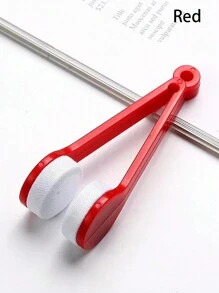 1 Peça/2 Peças Escova de Limpeza de Óculos de Microfibra Ultrafina Portátil, Ferramenta de Limpeza de Óculos de Sol Multifuncional Compacta, Sem Manchas na Visão, Acessório Perfeito para Uso Diário de Acessórios de Óculos para Mulheres