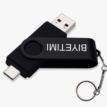 Unità flash USB con stampa laser del logo, pen drive da 64 GB, tipo C, disco flash colorato da 32 GB, dispositivo di archiviazione USB ad alta velocità, chiavetta di memoria con logo personalizzato rosso