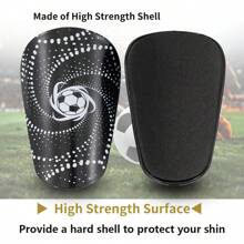 1 Pair Ultra-Mini Football Shin Guards - Super Micro Football Inserts - Extremely Small Shinguards, Lightweight And Comfortable, Unisex - Multicolor - View 7
