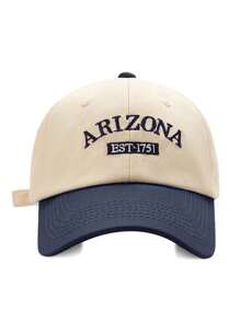 1 Unisex całoroczna modna czapka baseballowa z ochroną przeciwsłoneczną i haftem 3D Arizona1751