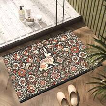 1 件复活节兔子印花浴室垫 - 超柔软超细纤维，防滑快干，适用于厨房和浴室 - 彩色 - 查看 10