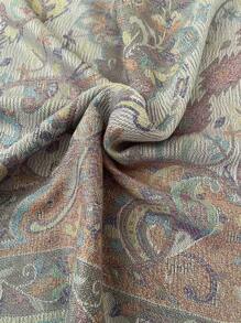 1 chiếc khăn choàng/khăn choàng trang trí tua rua đậu phộng dệt mới, vải, cho mùa xuân và mùa thu, phụ nữ mùa đông thu - Nhiều màu - Xem 9