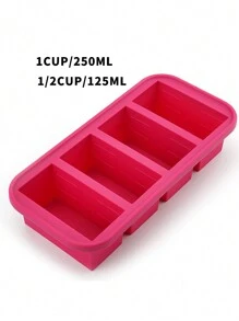 Large Silicone Ice Cube Tray With Lid, Freezer Mold, Food Storage Box, Refrigerator Container, Summer Ice Trays /Bins, Suitable For Cup, Summer Ice Bin & Tray, Kitchen Accessories,Ice Cream Storage Solutions