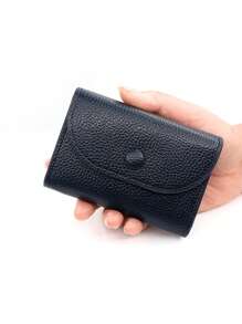 Minimalist Coin Purse, Portable Coin Pouch With Soft Leather Texture, Large Capacity Multi-Functional Wallet Card Holder