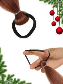 Synthetic Giant Braided Hair Ombre Color Big Braid One-Piece Diy26-Inch Extended Giant Gradient Big Braid High-Temperature Heat-Resistant Fiber Braid Is Suitable For Halloween, Christmas, Parties, New Year, Role-Playing. - Multicolor - View 8