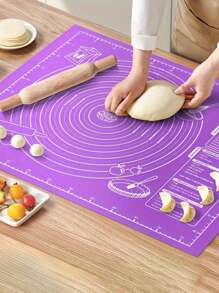 1/2 件 EVA 不粘烘焙垫，适用于糕点、面团擀制和烘焙、擀制和揉捏面团、防滑硅胶烘焙垫、非常适合制作馅饼等 - 圣诞节、万圣节、复活节、感恩节的理想厨房工具