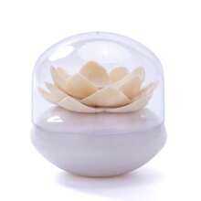 Lotus Cleaning Swab Cylinder Home Use Toothpick Box Cleaning Swabs Storage Portable Bamboo Toothpicks Holder - Multicolor - View 9